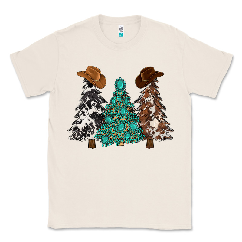Cowhide With Gemstones Trees Classic Tee by MaliasSmallBusiness | Teevron