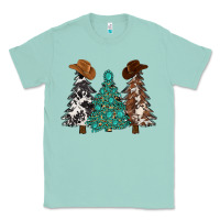 Seafoam cowhide with gemstones trees Classic Tee - MaliasSmallBusiness