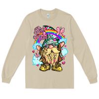 Mushroom best mom gnome rainbow clouds butterfly glitter Long Sleeve Tee - LillyAllenDesigns