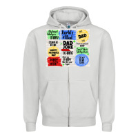 Dove Grey dad joke loading Zipper Hoodie - TumblerDesignByShophia