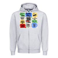 Heather Grey dad joke loading Zipper Hoodie - TumblerDesignByShophia