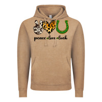 Vintage Coffee Peace Love Luck Vintage Hoodie - Jasminsmagicworld