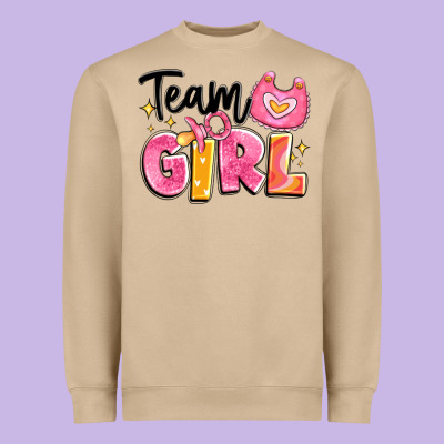 Team Girl Heavyweight Sweatshirt Designed By Artiststas