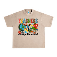 French Oak teachers change the world Urban Heavy Tee - NancyCooperArtShop