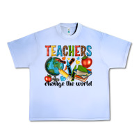Grape Ice teachers change the world Urban Heavy Tee - NancyCooperArtShop