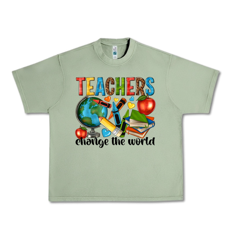 Teachers Change The World Urban Heavy Tee by NancyCooperArtShop | Teevron