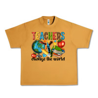 Peanut Butter teachers change the world Urban Heavy Tee - NancyCooperArtShop