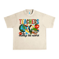 Sandshell teachers change the world Urban Heavy Tee - NancyCooperArtShop