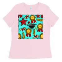 Graduation Seamless Pattern Ladies Tee | Teevron