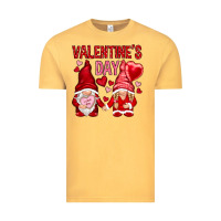 Vintage Mustard valentines day with gnomies Vintage Tee - NancyCooperArtShop