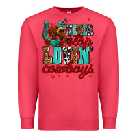 Cardinal never stop lovin cowboys olivia Premium Sweatshirt - OliviaCreatesArt