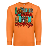 Carrot never stop lovin cowboys olivia Premium Sweatshirt - OliviaCreatesArt