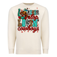 Sandshell never stop lovin cowboys olivia Premium Sweatshirt - OliviaCreatesArt