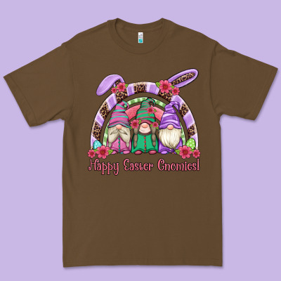 Happy Easter Gnomies Rainbow Premium Tee Designed By Artiststas