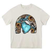 Cream sunflower gemstone rainbow Heavy Core Tee - JahusDesignShop