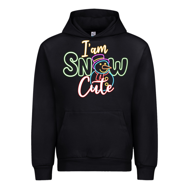 T Am Snow Cute Urban Hoodie by CowhideDigitalArt | Teevron