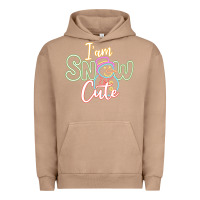 Pigment Burro T am SNOW CUTE Urban Hoodie - CowhideDigitalArt