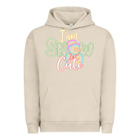 Pigment French Oak T am SNOW CUTE Urban Hoodie - CowhideDigitalArt