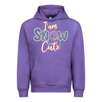 Tulip T am SNOW CUTE Urban Hoodie - CowhideDigitalArt