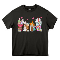 Asphalt easter coffee cups Heavy Core Tee - AdoDesignShop