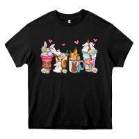 Black easter coffee cups Heavy Core Tee - AdoDesignShop