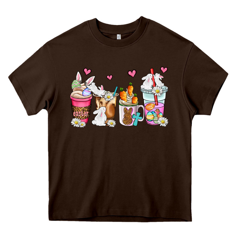 Easter Coffee Cups Heavy Core Tee by AdoDesignShop | Teevron