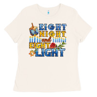 Bone eight night and eight light for hanukkah Ladies Tee - AdoDesignShop