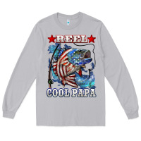 Moon Dust reel cool papa american flag bass fishing Long Sleeve Tee - LillyAllenDesigns