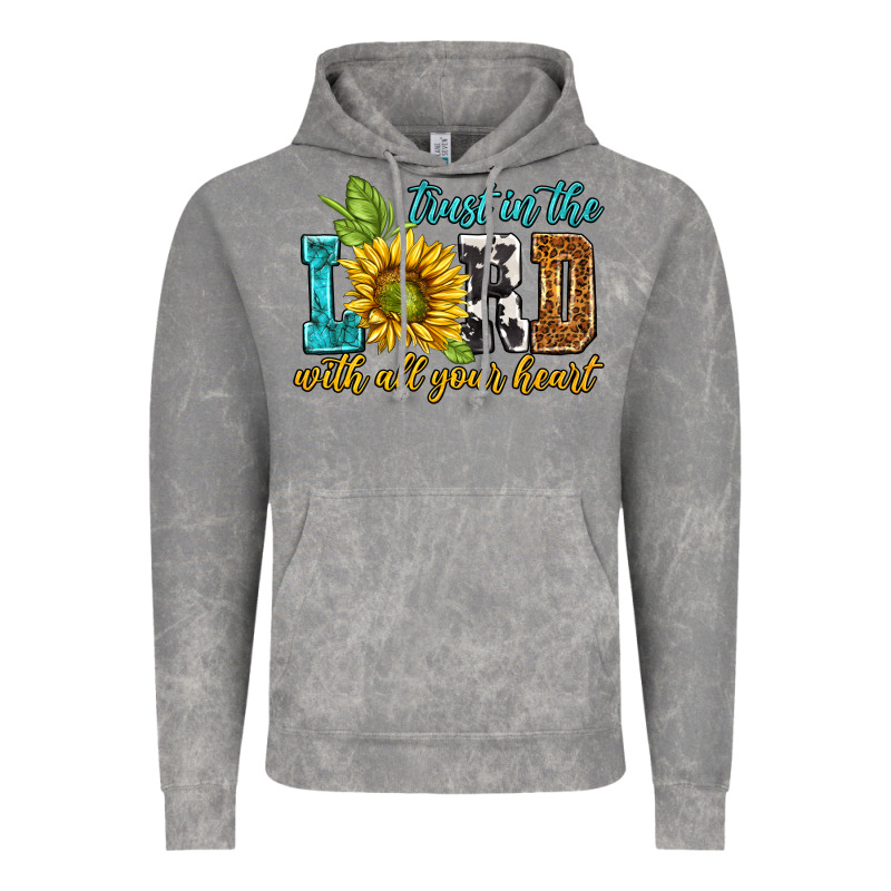 Trust In The Lord With All Your Heart Vintage Hoodie by NancyCooperArtShop | Teevron