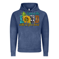 Vintage Denim trust in the lord with all your heart Vintage Hoodie - NancyCooperArtShop