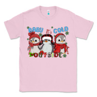 Bubblegum Pink baby ıt's cold outside Classic Tee - MaliasSmallBusiness