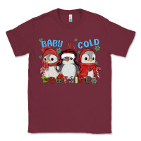 Burgundy baby ıt's cold outside Classic Tee - MaliasSmallBusiness