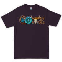 Plum western love Premium Tee - AdoDesignShop