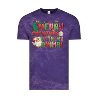 Cloud Purple merry christmas ya filthy animal Vintage Tee - MaliasSmallBusiness
