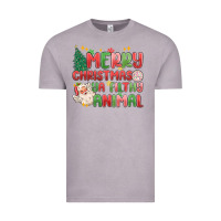 Vintage Zinc merry christmas ya filthy animal Vintage Tee - MaliasSmallBusiness