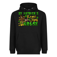 Black St. Patrick's know Jesus arose Heavyweight Hoodie - CowGirlArtShop