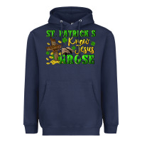 Navy St. Patrick's know Jesus arose Heavyweight Hoodie - CowGirlArtShop