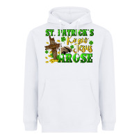White St. Patrick's know Jesus arose Heavyweight Hoodie - CowGirlArtShop