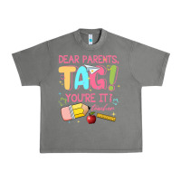 Tornado dear parents tag youre it teacher Urban Heavy Tee - JahusDesignShop