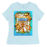Baby Blue candlestick with parchment Ladies Tee - AdoDesignShop