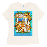 Bone candlestick with parchment Ladies Tee - AdoDesignShop
