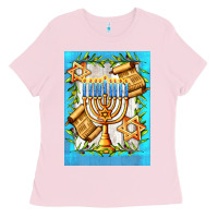 Bubblegum Pink candlestick with parchment Ladies Tee - AdoDesignShop