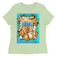 Matcha candlestick with parchment Ladies Tee - AdoDesignShop