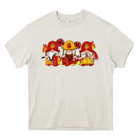 Cream firefighter gnomes Heavy Core Tee - Artiststas