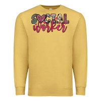 Antique Gold social worker Premium Sweatshirt - OliviaCreatesArt