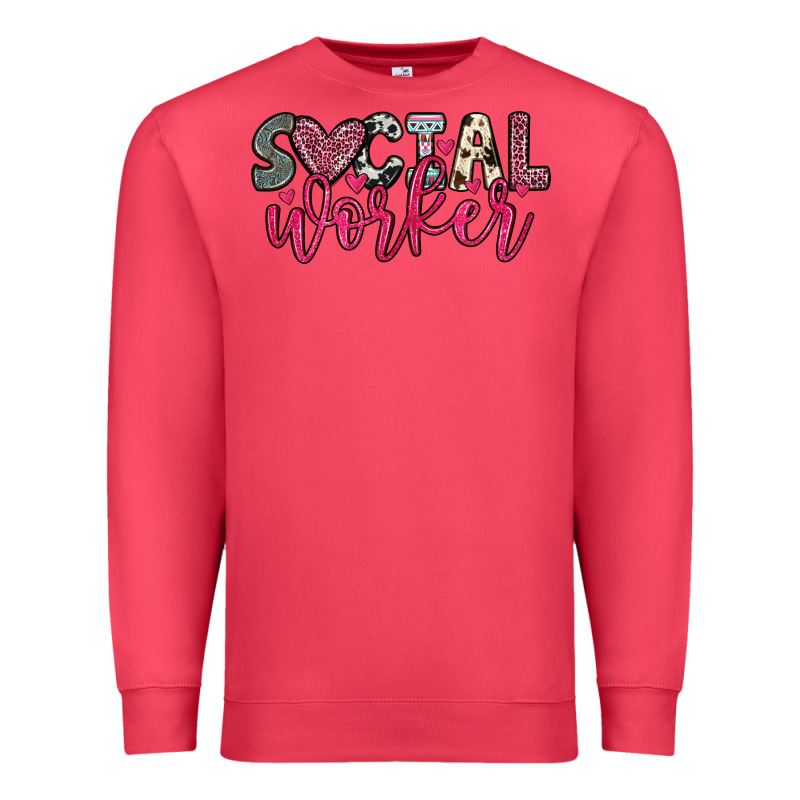 Social Worker Premium Sweatshirt by OliviaCreatesArt | Teevron