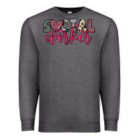 Charcoal Heather social worker Premium Sweatshirt - OliviaCreatesArt