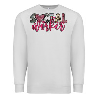 Dove Grey social worker Premium Sweatshirt - OliviaCreatesArt