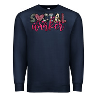Navy social worker Premium Sweatshirt - OliviaCreatesArt