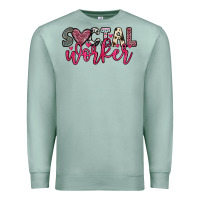 Seafoam social worker Premium Sweatshirt - OliviaCreatesArt